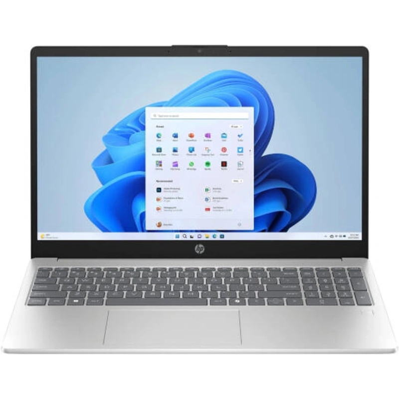 HP 15 Intel Core 5 120U 8GB RAM 512GB SSD 15.6 Inch FHD Natural Silver Laptop Model FD0153wm B4HB6UA (EI)